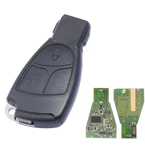 Fernbedienung Schlüsselkarte Autoschlüssel FCC ID: IYZ 3312 Smart Remote Key NEC Chip 433MHz Für Mercedes Benz W169 W202 W203 W208 W210 W245 3 Tasten Fob
