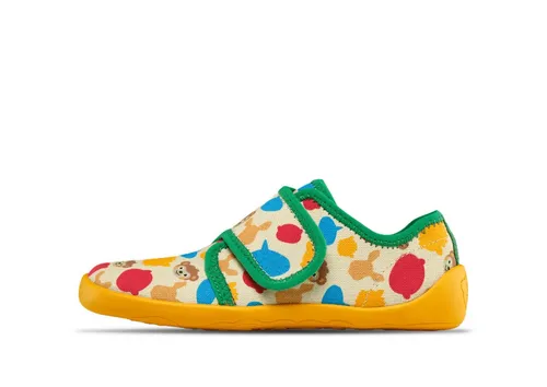 Affenzahn Hausschuh Baumwolle Movy, bunt von Affenzahn