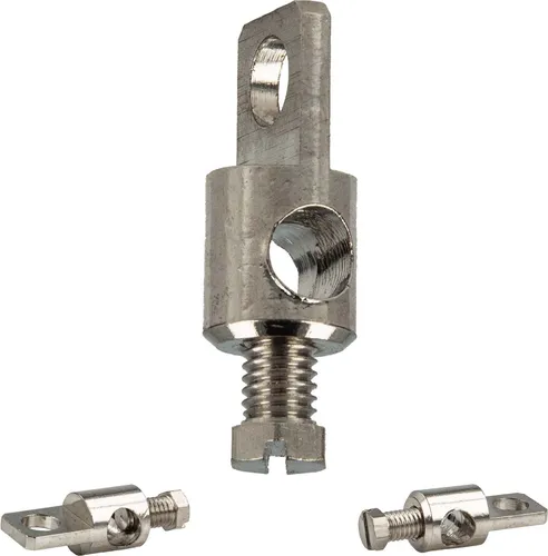 tecuro Gelenkstück zur Montage an Ablaufgarnitur - Messing verchromt