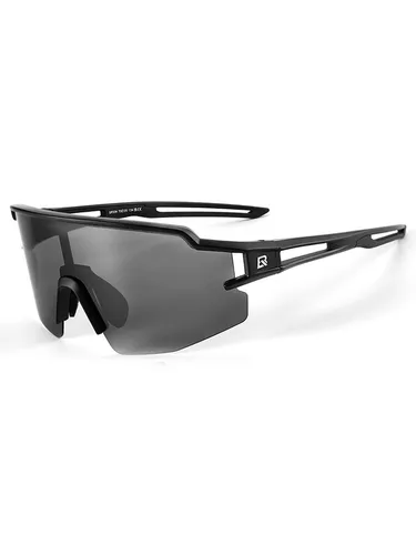 Rockbros Polarisierte Radsportbrille mit UV400 Schutz - Sportbrillen für Unisex Erwachsene, ideal für Radfahrer mit Korrekturclip für klare Sicht und optimalen UV400 Schutz.