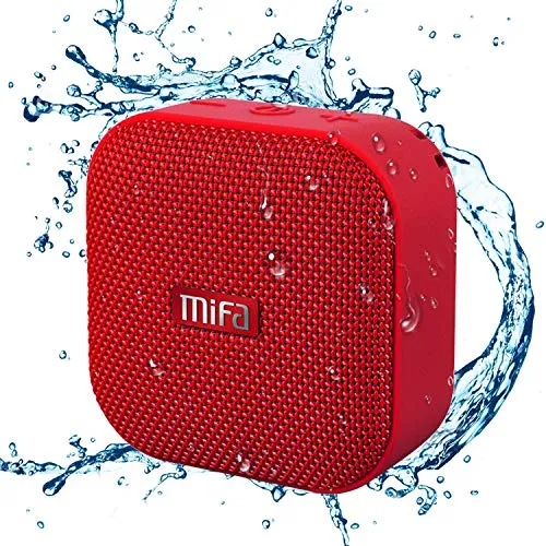 MIFA A1 Mini Bluetooth Lautsprecher - Tragbare Bluetooth-Lautsprecher mit True Wireless Stereo, 15 Stunden Spielzeit und IP56 Wasser- und Staubschutz – ideal für Musik unterwegs.