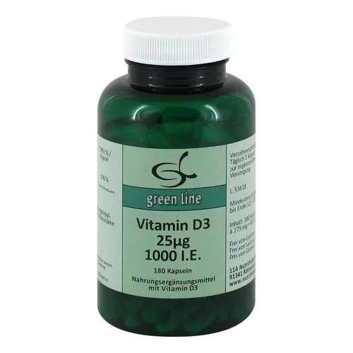 Vitamin D3 25 µg 1.000 I.E. Kapseln 51.3 g