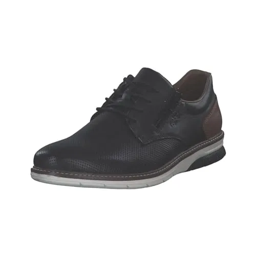 Rieker Herren 14412 Schnürschuhe Schwarz