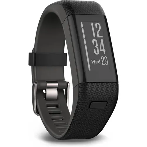 GARMIN Activity Tracker vívosmart HR+, Schwarz/Grau