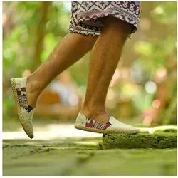 virblatt Espadrilles Herren & Damen, Hanf, Sommerschuhe Herren Espandrillos Espadrille Hanf beige 43 EU