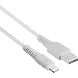 LINDY 31326 - Sync- & Ladekabel, USB-A > Lightning, MFi, 1 m, weiß