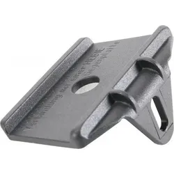 Hebie Ständerplatte zum Nachrüsten, GFK, schwarz - Silber