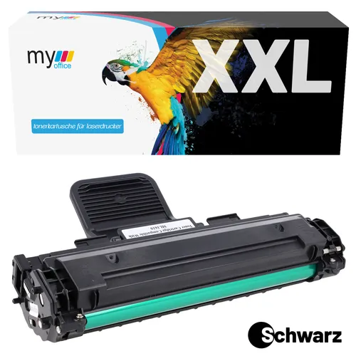 Toner ML1610 für Samsung ML-1610 ML-1625 ML-2010 MLT-D119S MyOffice Schwarz