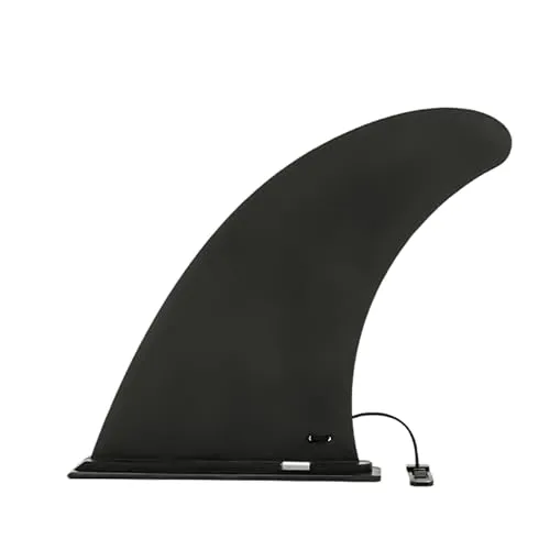 Stück Surfbrett-Flossenclip, aufblasbarer Paddle-Board-Adapter, Paddle-Board-Zubehör, abnehmbare Universal-Heckflosse, Schnellverschluss-Clip, Verstellbarer Ersatz-Paddelschaft (schwarz) 1
