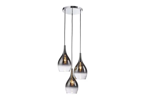 Paul Neuhaus Pilua 3-flammige Pendelleuchte, chrom - Moderne Pendelleuchte für stilvolle Essbereiche, ideal über runden Esstischen mit 3xE27 Fassung für individuelle Lichtgestaltung.