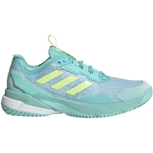ADIDAS Damen Handballschuhe Crazyflight 6 - Leichte Hallenschuhe von ADIDAS für optimale Beweglichkeit. Das atmungsaktive Obermaterial sorgt für Komfort, während die BOOST Zwischensohle explosive Sprünge und Stabilität bei schnellen Richtungswechseln unterstützt.