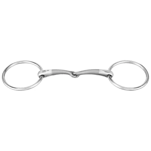 Sprenger SATINOX Wassertrense 14 mm einfach gebrochen - Edelstahl rostfrei, 155 mm Weite