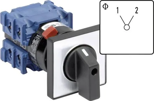 Kraus & Naimer CH10.A221.FT2 Umschalter 20 A - Smart Home Hauptschalter mit IP66 Schutz, ideal für sichere Anwendungen im Innen- und Außenbereich. Flexibel einsetzbar dank zentraler 22 mm Befestigung.