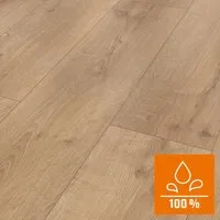 Classen XL Laminat 8 mm Wasserfest Eiche Graubraun - Der Classen Laminatboden in Eiche Graubraun überzeugt durch elegantes Design und langlebige Qualität. Ideal für Wohnräume und Büros, lässt er sich dank der Klickmechanik schnell verlegen und sorgt für eine ansprechende Optik.
