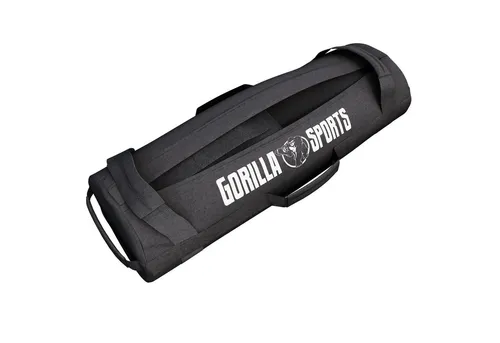 GORILLA SPORTS Gewichtssack Power Bag - 20 kg / 30 kg, mit 6 Griffen - Sandsack, Sandbag, Gewichte