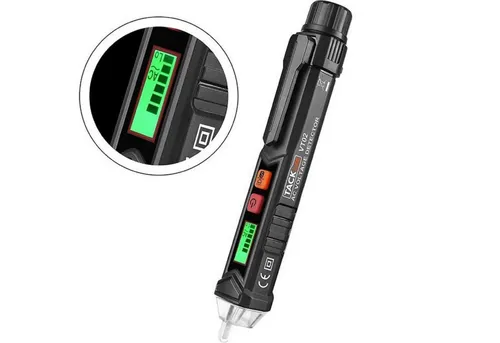 TACKLIFE Spannungsprüfer Berührungsloses Spannungsprüfgerät mit Display