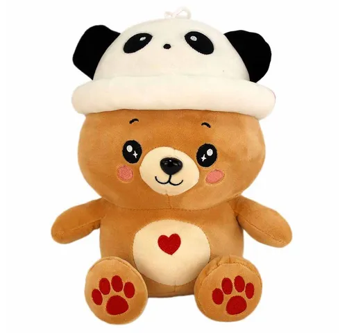 Landahl & Baumann Kuscheltier Bärchen mit weißer Mütze Kuscheltier - ca. 25 cm (1-St)