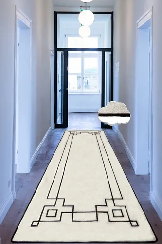 Wetterfester Teppich 100% Polyester, 80 x 300 cm - Ecru - Hochwertiger, wetterfester Teppich in Ecru, ideal für den Innen- und Außenbereich. Robustes Material sorgt für Langlebigkeit und einfache Pflege.