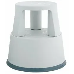 Rollhocker Kunststoff lichtgrau