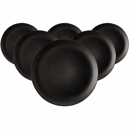 Seltmann Weiden Liberty Velvet Black Speiseteller 6er Set in schwarz von Seltmann Weiden