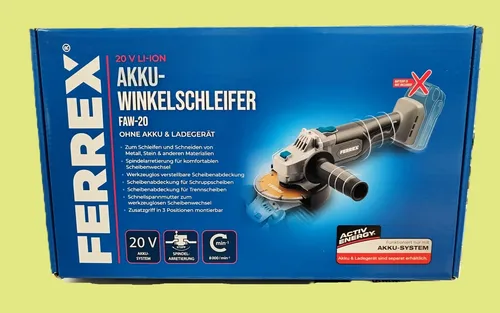 FERREX 40 V Akku Winkelschleifer Ø 125 mm