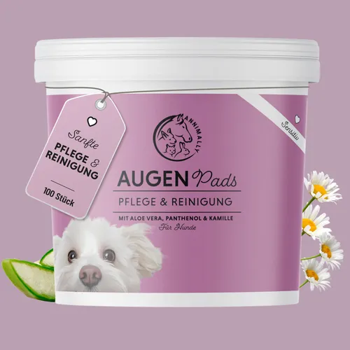 Augenpads für Hunde 100 Stück - Augenreiniger für Hunde - Augenpflege für Hunde