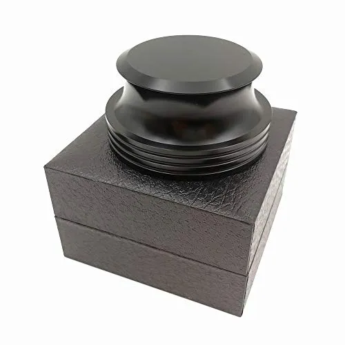 Waudio Plattengewicht Plattenspieler Vinyl Klemme Lp Disc Stabilisator Schwarz