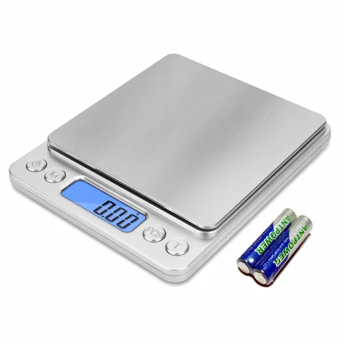 Digitale Küchen Waage Haushalts- Feinwaage Küchenwaage 2 kg 0.1 Gramm Batterien
