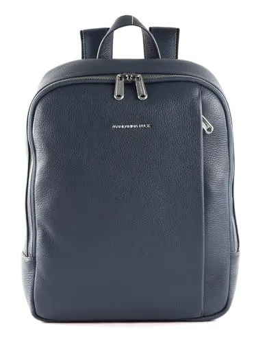 Mandarina Duck Damen Mellow Urban Rucksack, Avio - Damen-Rucksackhandtaschen aus hochwertigem Leder mit robustem Polyesterfutter und praktischem Reißverschluss, ideal für stilbewusste Frauen unterwegs.