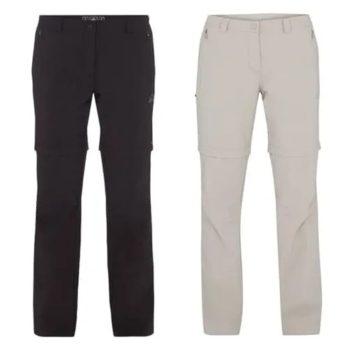 McKINLEY Damen Hose Malik II SHT W - Abzipphose - Wanderhosen mit natürlichem Insektenschutz, atmungsaktiv und schnell trocknend. Die 2-in-1 Abzipphose verwandelt sich im Handumdrehen in Shorts und bietet optimalen Komfort für Outdoor-Aktivitäten.