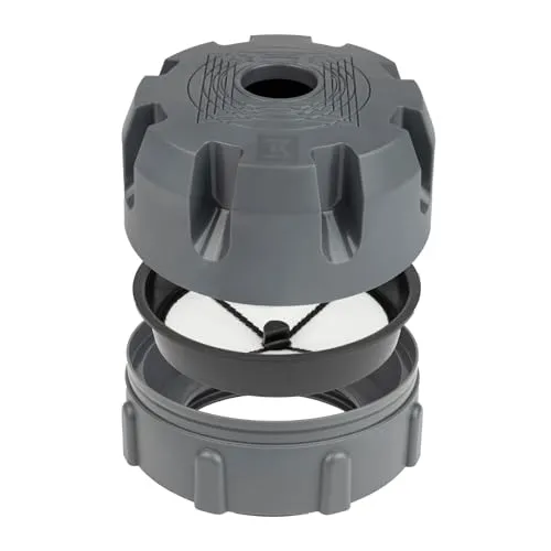 Florantia IBC Filter 150mm Regensammler, IBC Deckelfilter mit Filterkorb, IBC Filterdeckel, für IBC Container DN150, Regenwasser IBC Filter grob, Korbfilter Maschenweite 1x1mm