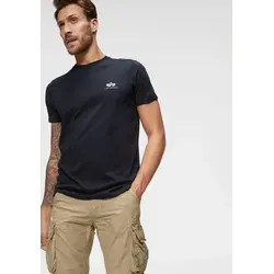 Alpha Industries Basic Small Logo T-Shirt blau, XL von Alpha Industries