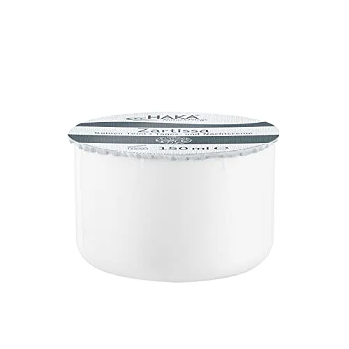 HAKA Zartissa Golden Teint Nachfülltiegel 150 ml - Reichhaltige Tages- & Nachtcreme für trockene und reife Haut. Mit Vitamin A & E für eine optimale Feuchtigkeitsversorgung und einen ebenmäßigen Teint. Umweltfreundlich im Nachfüll-Tiegel.