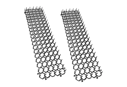 HAC24 Tierabwehr-Attrappe Dornengitter Tiervertreiber Marderschutz Tierschreck Spikes, (2-St), mit je 50 cm
