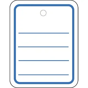 Herma Hängeetiketten 6805, 35 x 45 mm, weiß - Zubehör für Anschießpistolen: 1000 hochwertige Hängeetiketten mit Öse, ideal für Preis- und Warenauszeichnungen. Liniert und stabil, perfekt zur Handbeschriftung.