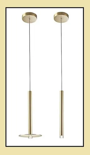 LEDS C4 GROK Pendelleuchte Candle 1 Body Surface Gold Warmweiß 4,1W Hängeleuchte