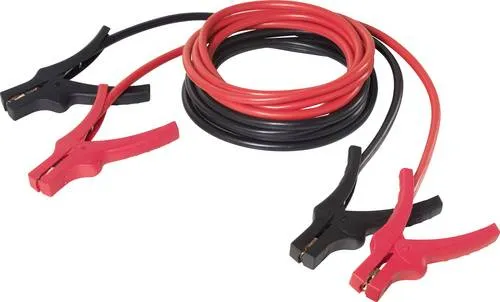TOOLCRAFT Starthilfekabel 35mm² Aluminium (kupferbeschichtet) 4.5m - Starthilfe für Fahrzeuge bis 7000 cm³, 35 mm² Querschnitt für hohe Leistungsübertragung. Robust und langlebig, ideal für den professionellen Einsatz.