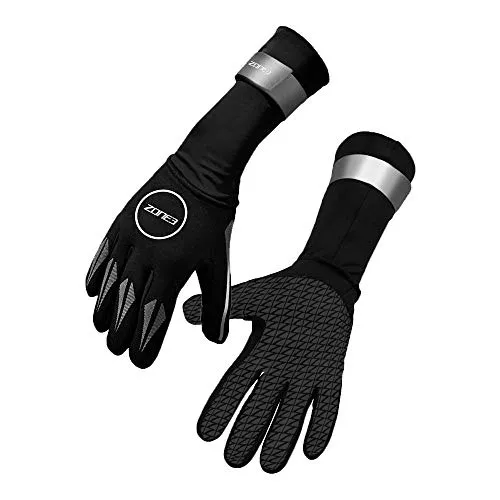 ZONE3 Neopren-Schwimmhandschuhe mit natürlichem Netz-Fingerdesign zum Surfen, Angeln, Tauchen, Schwimmen im offenen Wasser