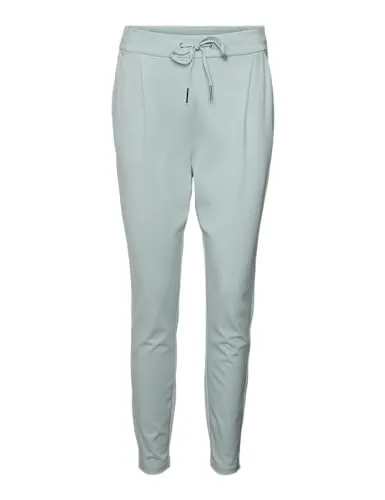 Vero Moda Jogger Pants VMEVA MR LOOSE STRING PANT GA NOOS - Stoffhose in modischem Gray Mist, mit elastischem Bündchen hinten für optimalen Komfort und lässigen Look. Ideal für den Alltag!