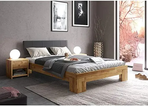 Nemo Futonbett 140 x 200 cm aus Wildeiche in braun von Generic