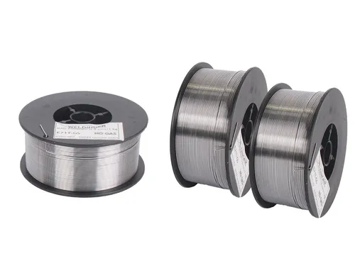WELDINGER Schweißdraht 3 Rollen Fülldraht D100 0,8 mm - Schweißgeräte, exzellente Schweißergebnisse für un- und niedrig legierte Stähle, inklusive 3 Rollen Fülldraht für optimale Leistung.