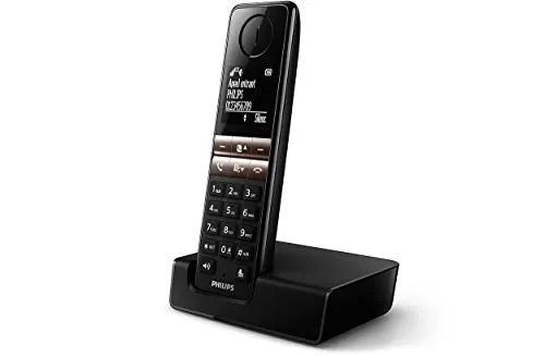 PHILIPS DECT D47 Duo Festnetztelefon - Schwarz, einfach zu bedienen, ideal für Zuhause mit hervorragendem Preis-Leistungs-Verhältnis und ausgezeichneter Qualität von PHILIPS.