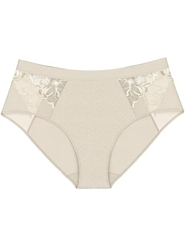 Triumph Wild Azalea Florale Maxi Briefs Damen, Beige (Naturel (076)), Größe 48 - Elegante Damenunterwäsche aus der Triumph Kollektion, mit floralen Details und hohem Tragekomfort für jeden Tag.