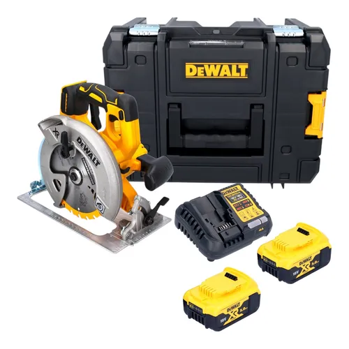 DeWALT 18V XR Brushless 184mm Circular Saw - Sägen: Leistungsstarke, tragbare Kreissäge mit bürstenlosem Motor und 5500 U/min für präzise Schnitte in Holz und andere Materialien.