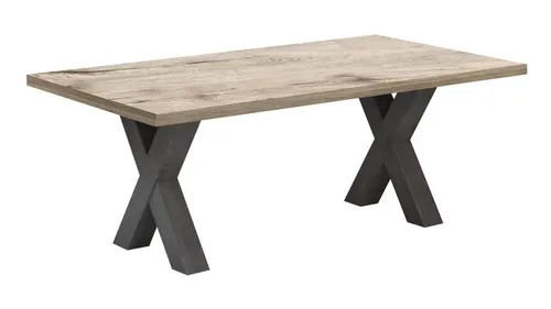 Mäusbacher Couchtisch in graphit/sandeiche - Stylischer Couchtisch (120x47x70 cm) im modernen Design, ideal für Ihr Wohnzimmer. Robuste Konstruktion mit einer maximalen Belastbarkeit von 50 kg.