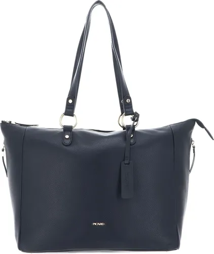 Picard Java Shopper Tasche Leder 44 cm mit Laptopfach in blau von Picard