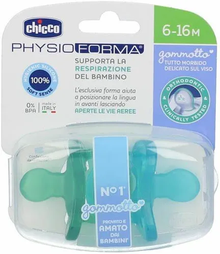 Gommotto 6-16 Mesi Silicone Crystal Chicco 2 Pezzi in weiß von Chicco