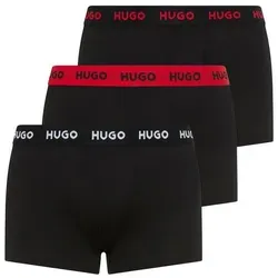 HUGO UNDERWEAR Trunk Triplet Pack XXL - Herrenunterhosen im praktischen 3er-Pack, aus elastischem Jersey für hohen Tragekomfort und perfekten Sitz, mit stylishem Logobund.