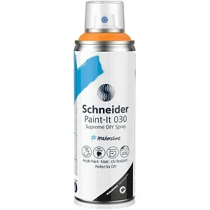 Schneider Paint-It 030 Supreme DIY Acrylspray Sprühfarbe light orange matt, 1 St.