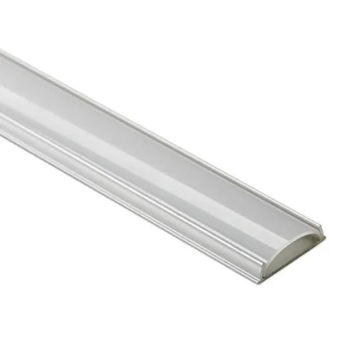 biegsames LED Profil-42 Aluminium eloxiert 2000 x 17 x 5 mm mit opaler Abdeckung für LED Stripes bis 12 mm Breite Aluprofil Profilleiste Aufbauprofil von SO-TECH® 10 x